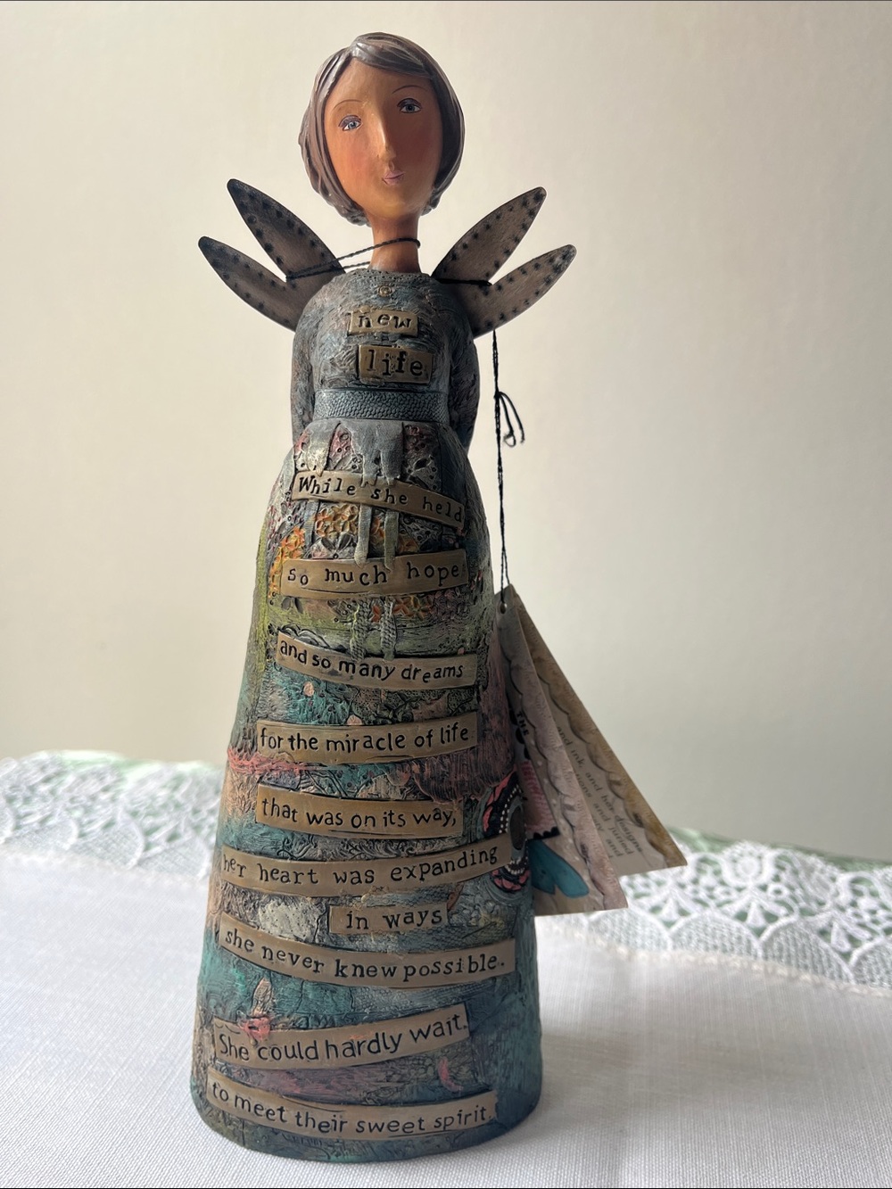Kelly Rae Roberts DEMDACO "New Mother" Angel Figurine - New Life